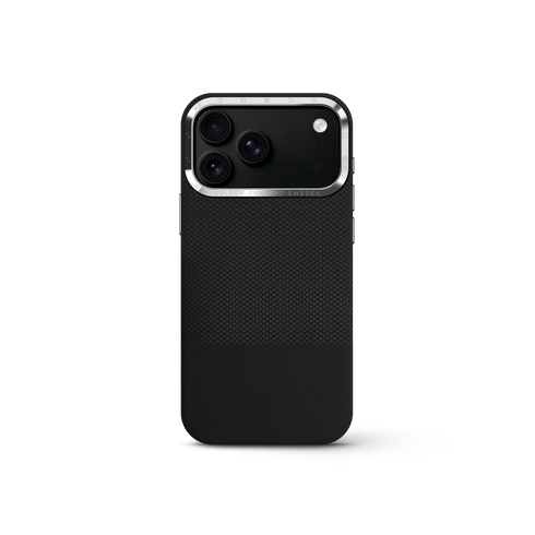 iPhone Case 17/18 - Vegan Leather - Black