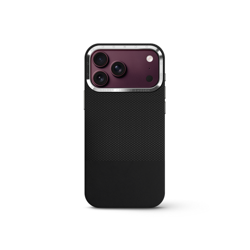 iPhone Case 17/18 - Vegan Leather - Black
