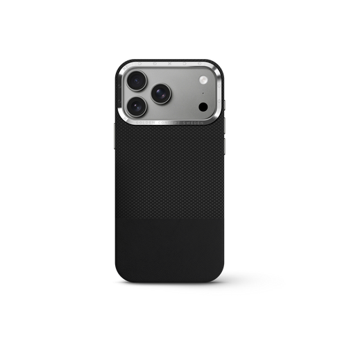 iPhone Case 17/18 - Vegan Leather - Black