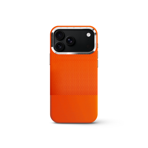 iPhone Case 17/18 - Vegan Leather - Orange