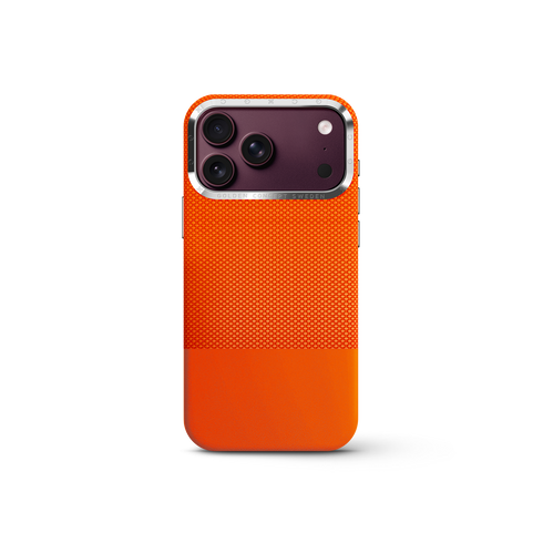 iPhone Case 17/18 - Vegan Leather - Orange