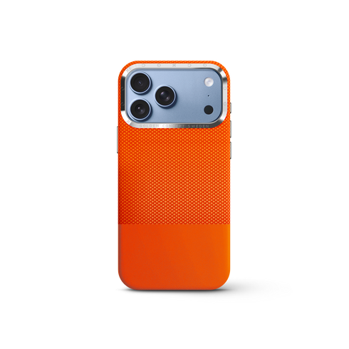 iPhone Case 17/18 - Vegan Leather - Orange
