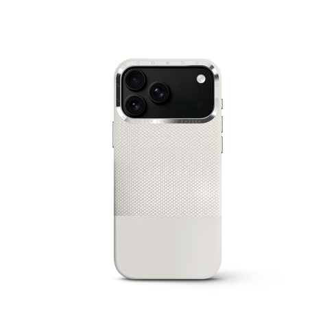 iPhone Case 17/18- Vegan Leather - White