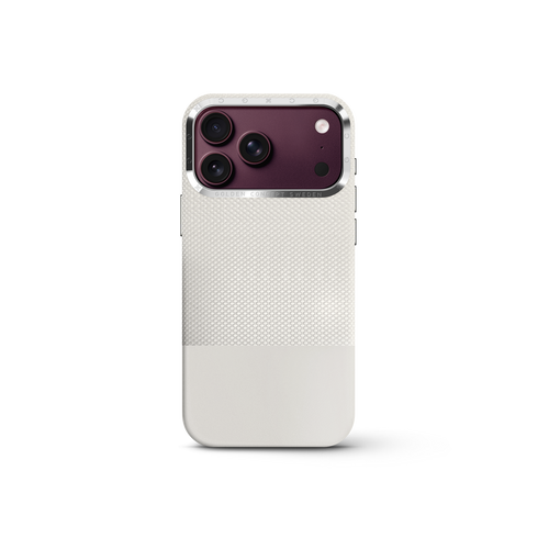 iPhone Case 17/18- Vegan Leather - White