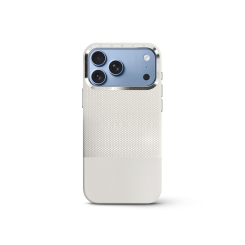 iPhone Case 17/18- Vegan Leather - White
