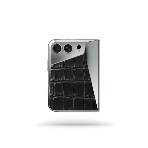 iPhone Case Duo / EV - Magnetic Shield Alligator Edition - Black