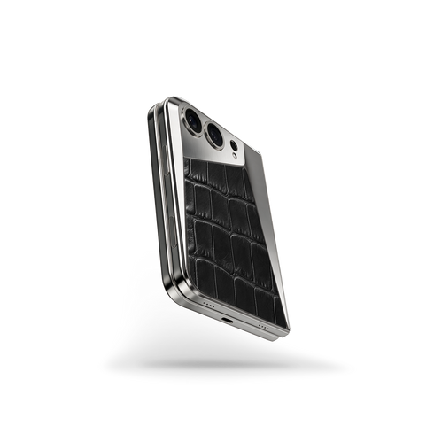 iPhone Case Duo / EV - Magnetic Shield Alligator Edition - Black