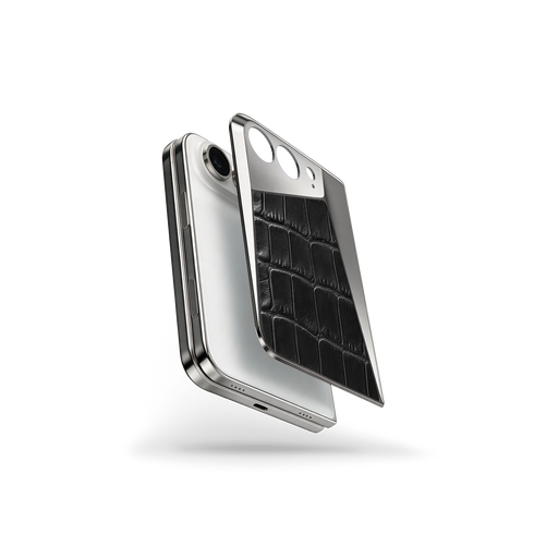 iPhone Case Duo / EV - Magnetic Shield Alligator Edition - Black