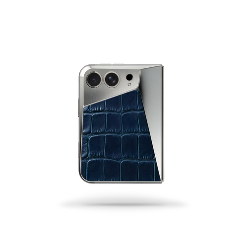 iPhone Case Duo / EV - Magnetic Shield Alligator Edition - Blue