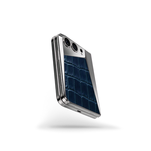 iPhone Case Duo / EV - Magnetic Shield Alligator Edition - Blue