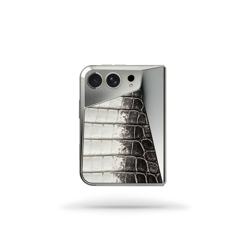 iPhone Case Duo / EV - Magnetic Shield Crocodile Edition - Himalaya