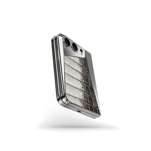 iPhone Case Duo / EV - Magnetic Shield Crocodile Edition - Himalaya