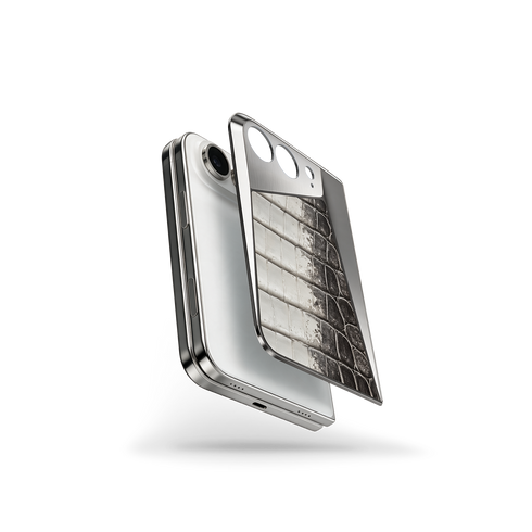 iPhone Case Duo / EV - Magnetic Shield Crocodile Edition - Himalaya