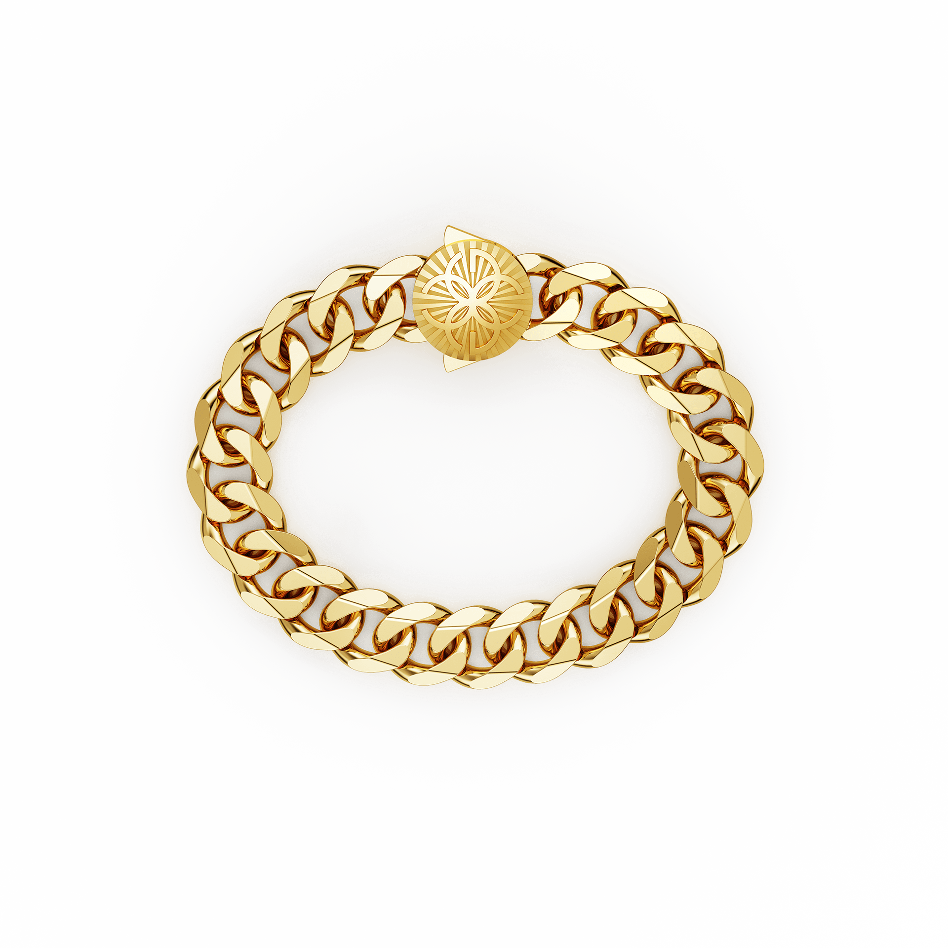Bracelet - Cuban 13 MM - Gold – GOLDEN CONCEPT Bracelet - Cuban 13 MM - Gold – GOLDEN CONCEPT