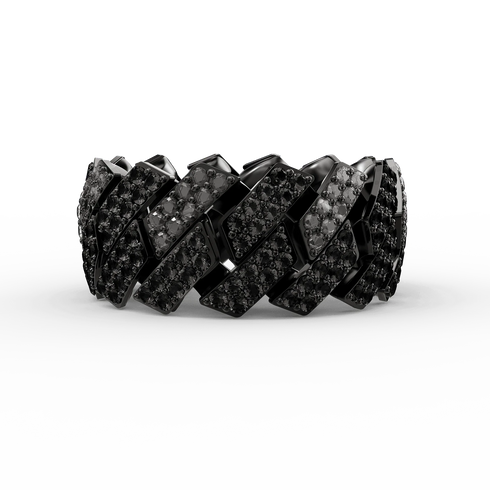 Ring - Cuban Iced - Black