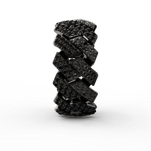 Ring - Cuban Iced - Black