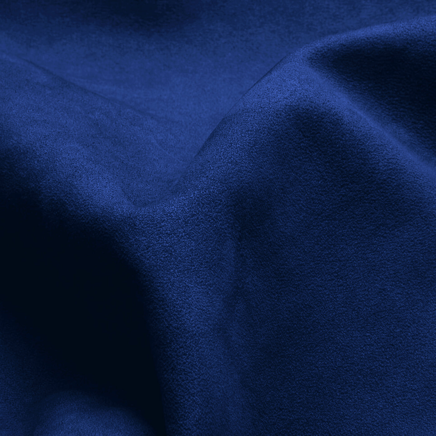 Close-up of Blue Alcantara material texture