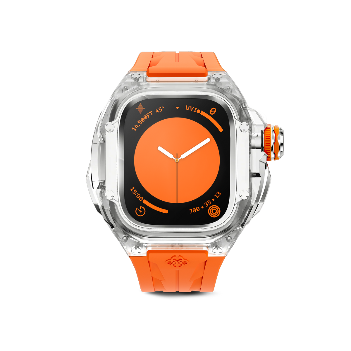 Racing Sport Transparent 49mm - Sunset Orange | GOLDEN CONCEPT™