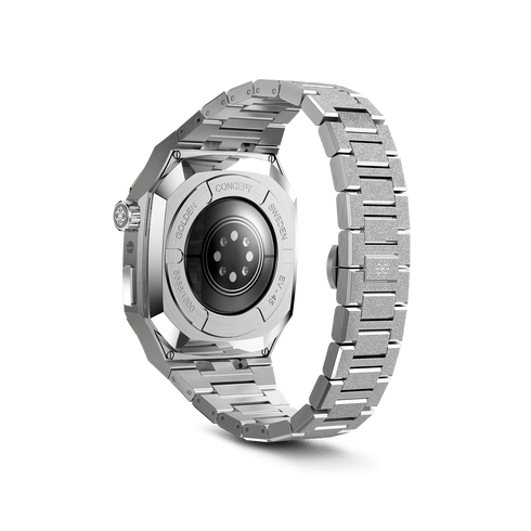 Apple Watch Case / EVF41 - RAINBOW Frosted Silver