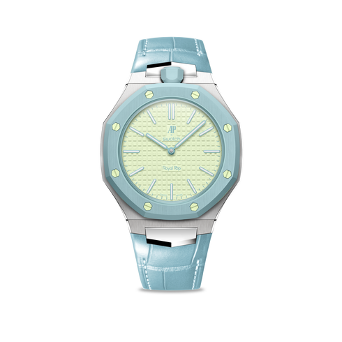 Pop Case - Royal Alligator - Light Blue