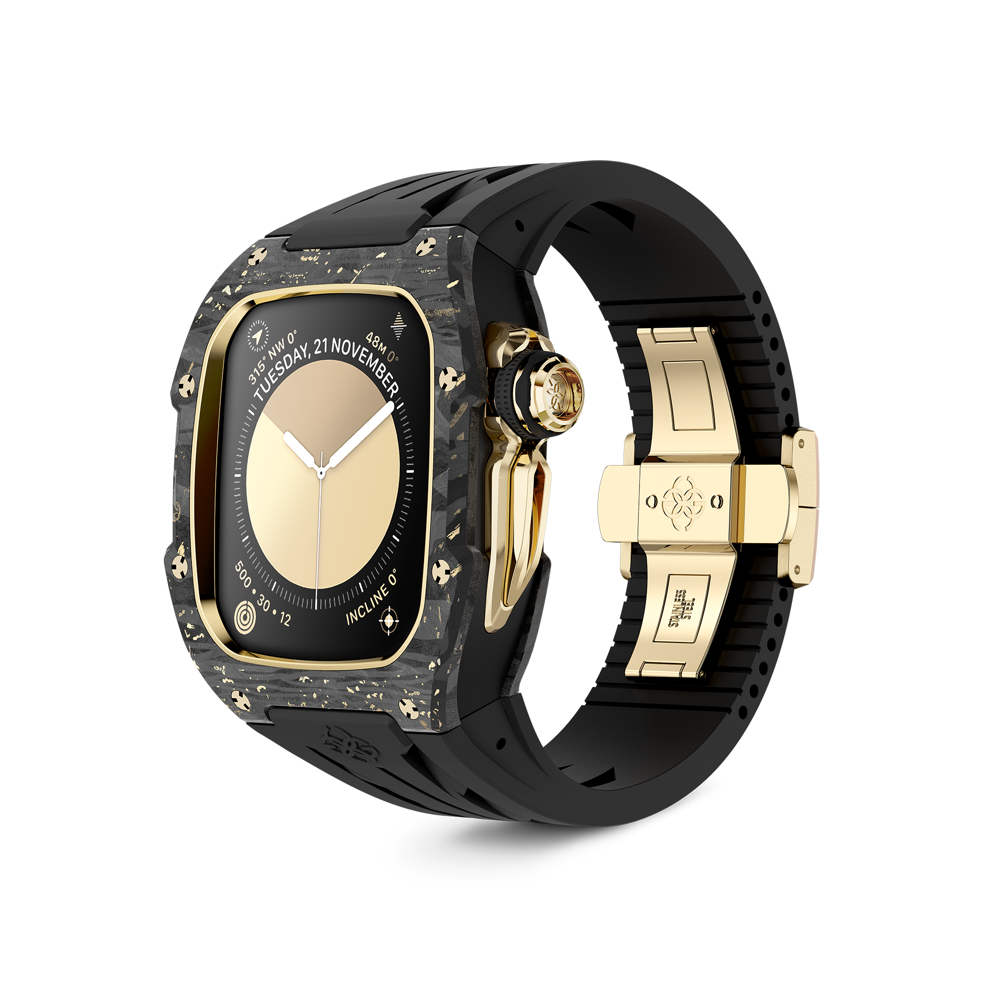 希少!!ゴールデンコンセプトApple Watch Case Durable & Stylish Apple Watch Case for Series 10 | Golden