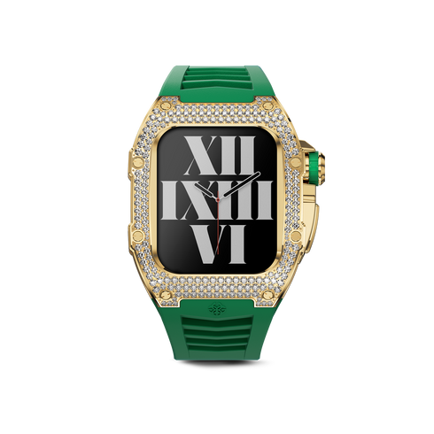 Apple Watch Case / RST41 - GREEN - SWAROVSKI