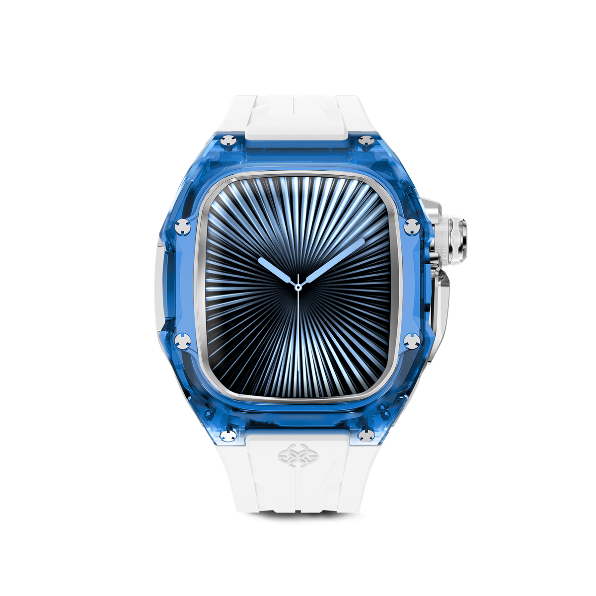 Sapphire Blue Apple Watch Case for new Series 10 | Golden Concept