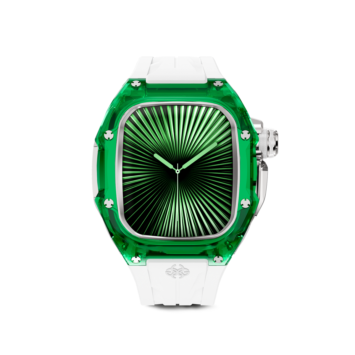 Sapphire Green Apple Watch Case for new Series 10 | Golden Concept
