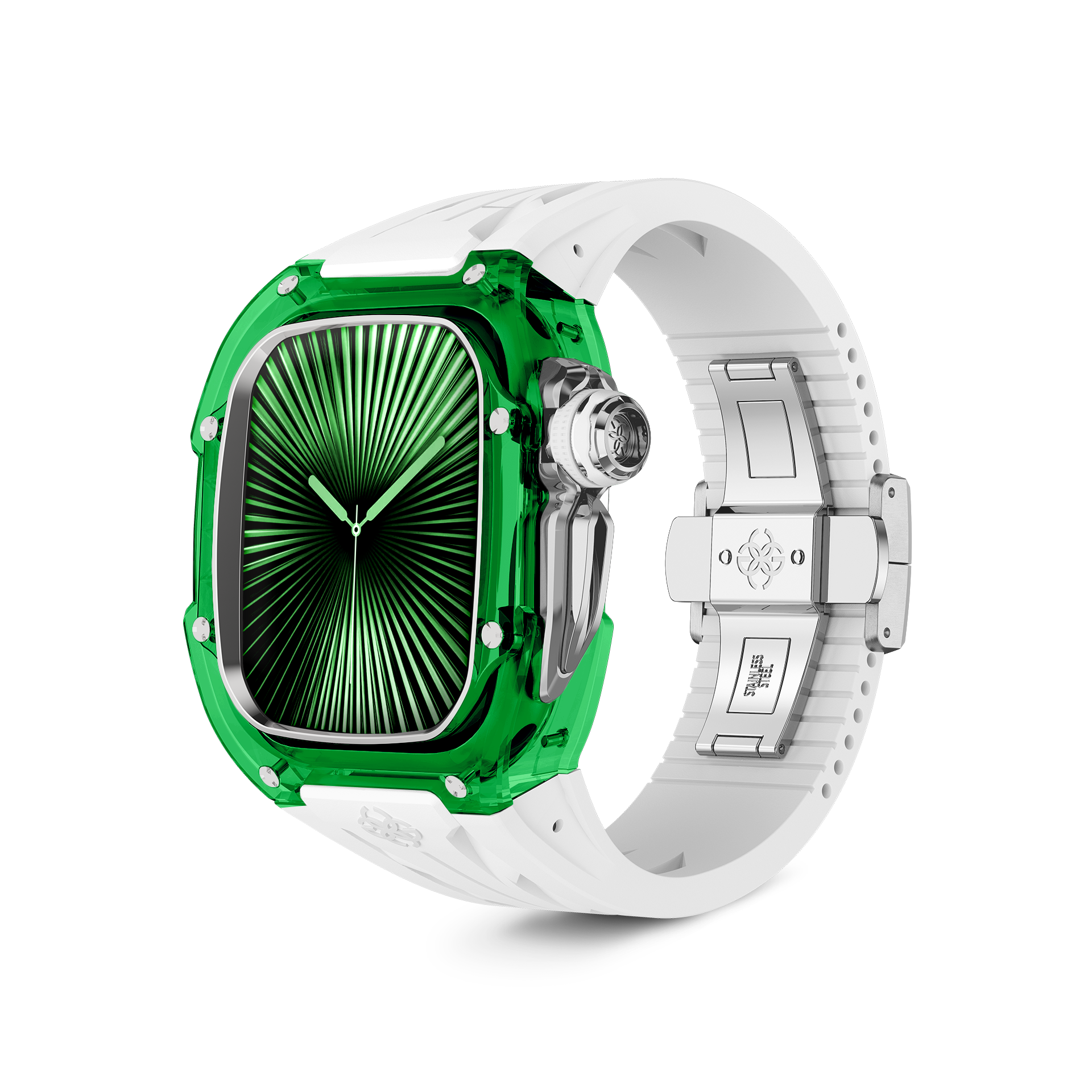 GOLDEN CONCEPT★VIP 限定 RSTRIII46 AppleWatchシリーズ10 46mm Sapphire Green Apple Watch Case for new Series 10 | Golden