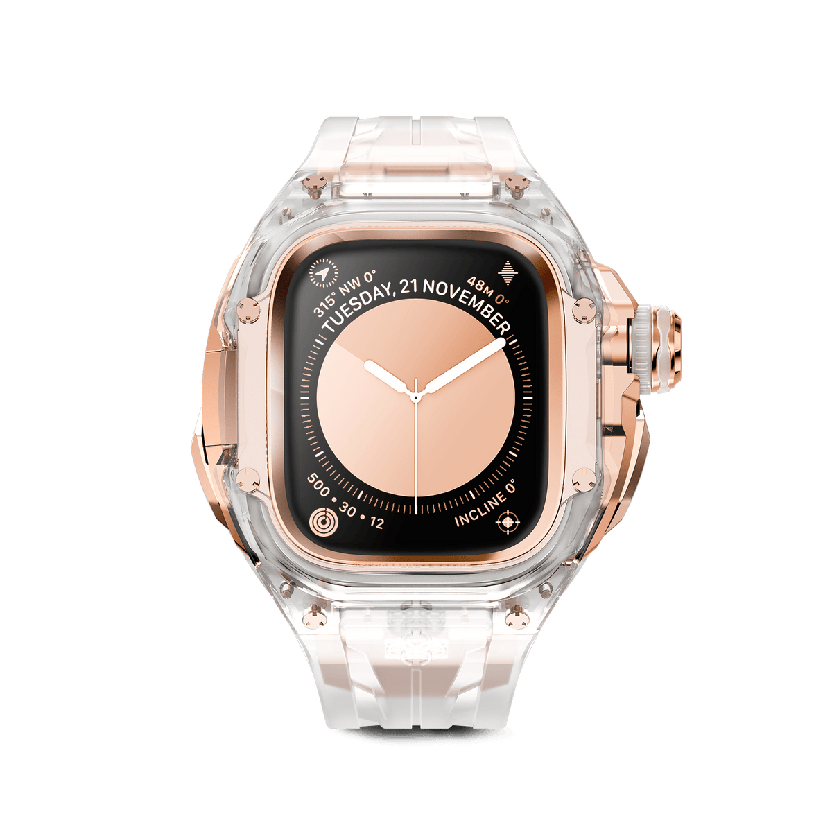 45mm Apple Watch Case - Racing Sport - Transparent Edition 45mm Apple Watch Case - Racing Sport - Transparent Edition
