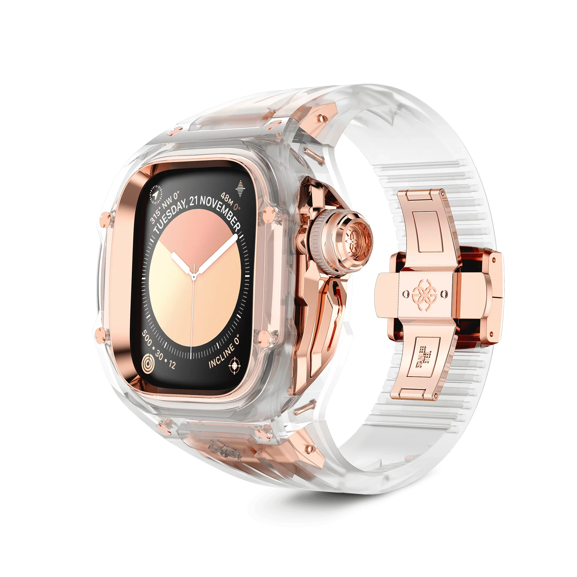 45mm Apple Watch Case - Racing Sport - Transparent Edition 45mm Apple Watch Case - Racing Sport - Transparent Edition