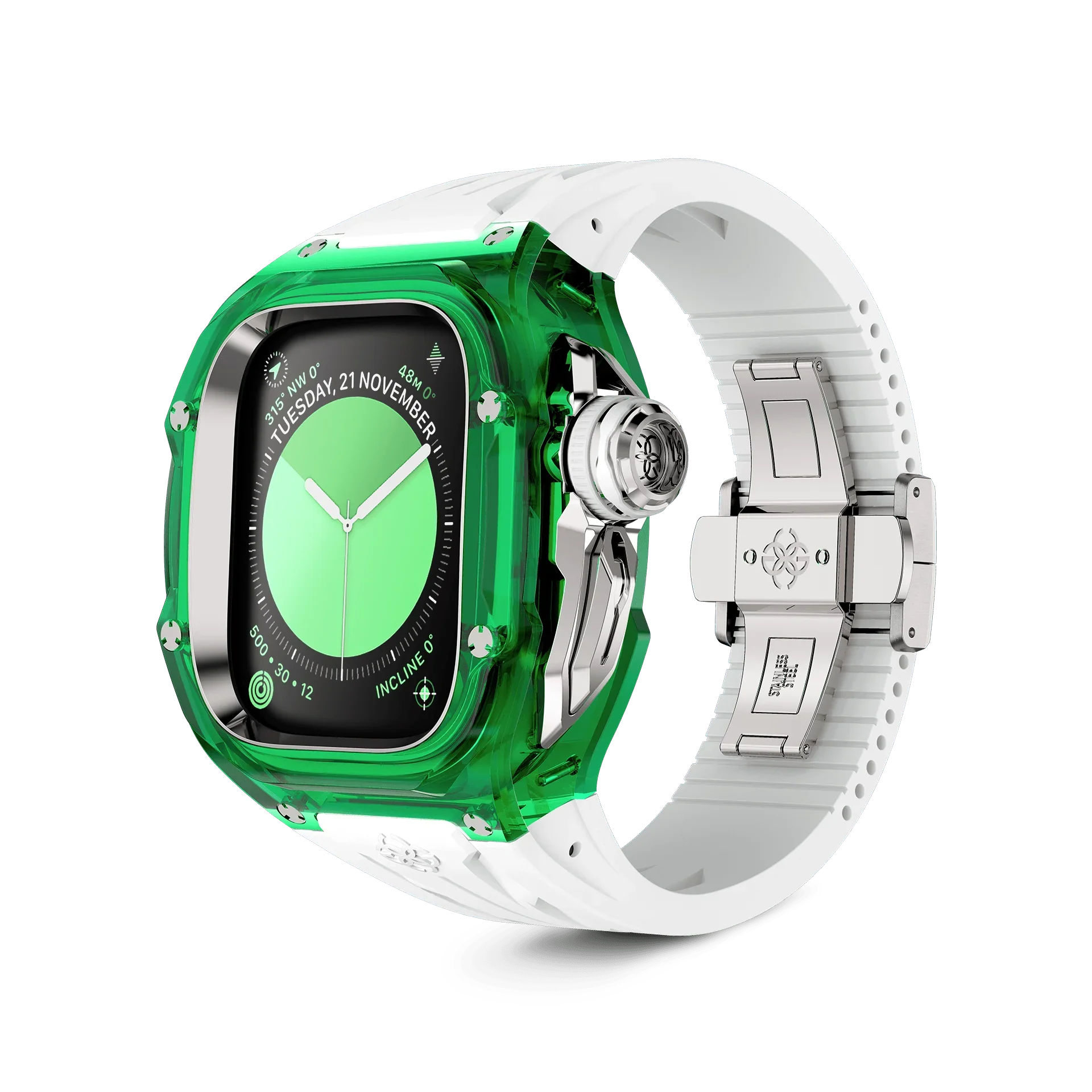 Apple Watch Case / RSTRIII49 - SAPPHIRE GREEN – GOLDEN CONCEPT Apple Watch Case / RSTRIII49 - SAPPHIRE GREEN – GOLDEN CONCEPT