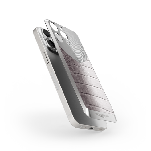 iPhone Case / RST16 - Magnetic Shield Crocodile Edition - Himalaya