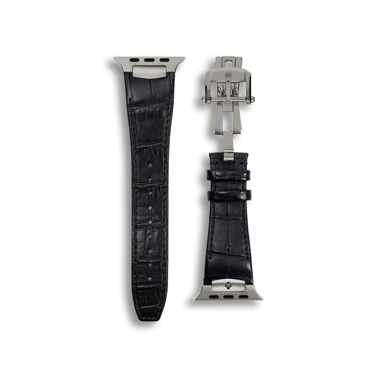 Apple Watch Strap in Authentic Alligator Leather | GOLDEN  display picture 1