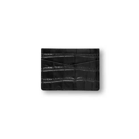 Card Holder / Croco Embossed