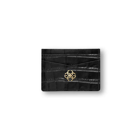 Card Holder / Croco Embossed