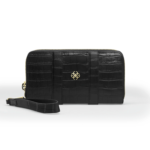 Zippy Wallet / Croco Embossed