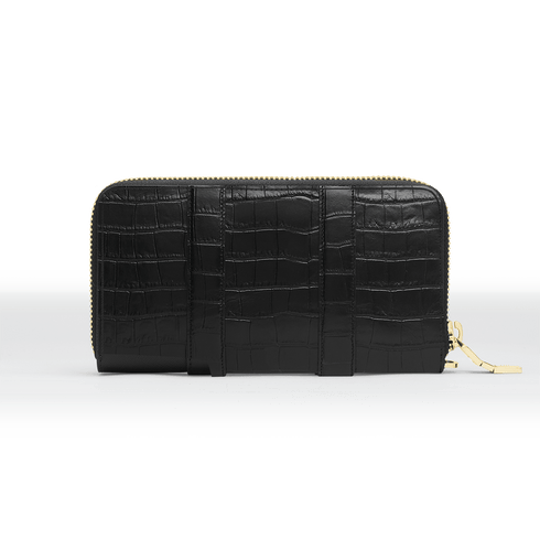 Zippy Wallet / Croco Embossed