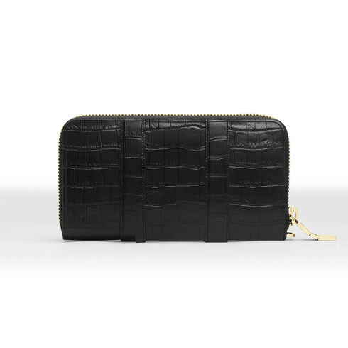Zippy Wallet / Croco Embossed