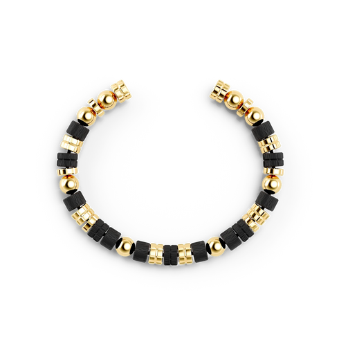 Bangle - Gold Carbon