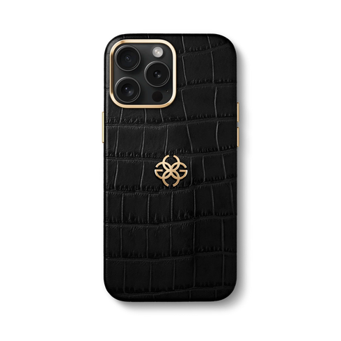 iPhone Case 15 - Embossed Croco Logo