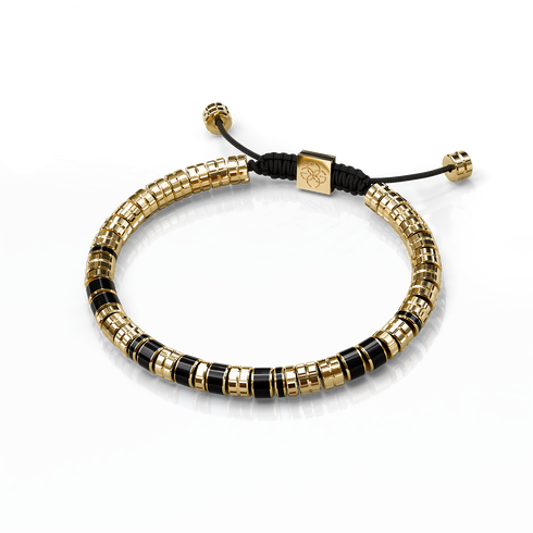 Bracelet / EV - Gold - Black