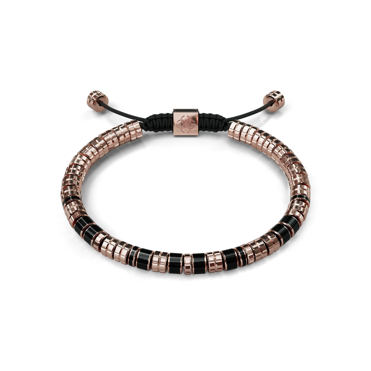 Bracelet / EV - Rose gold - Black – GOLDEN CONCEPT Bracelet / EV - Rose gold - Black – GOLDEN CONCEPT