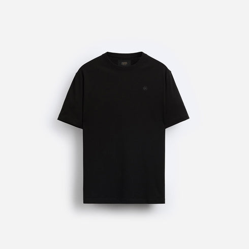 T-Shirt -  Black Embroidery