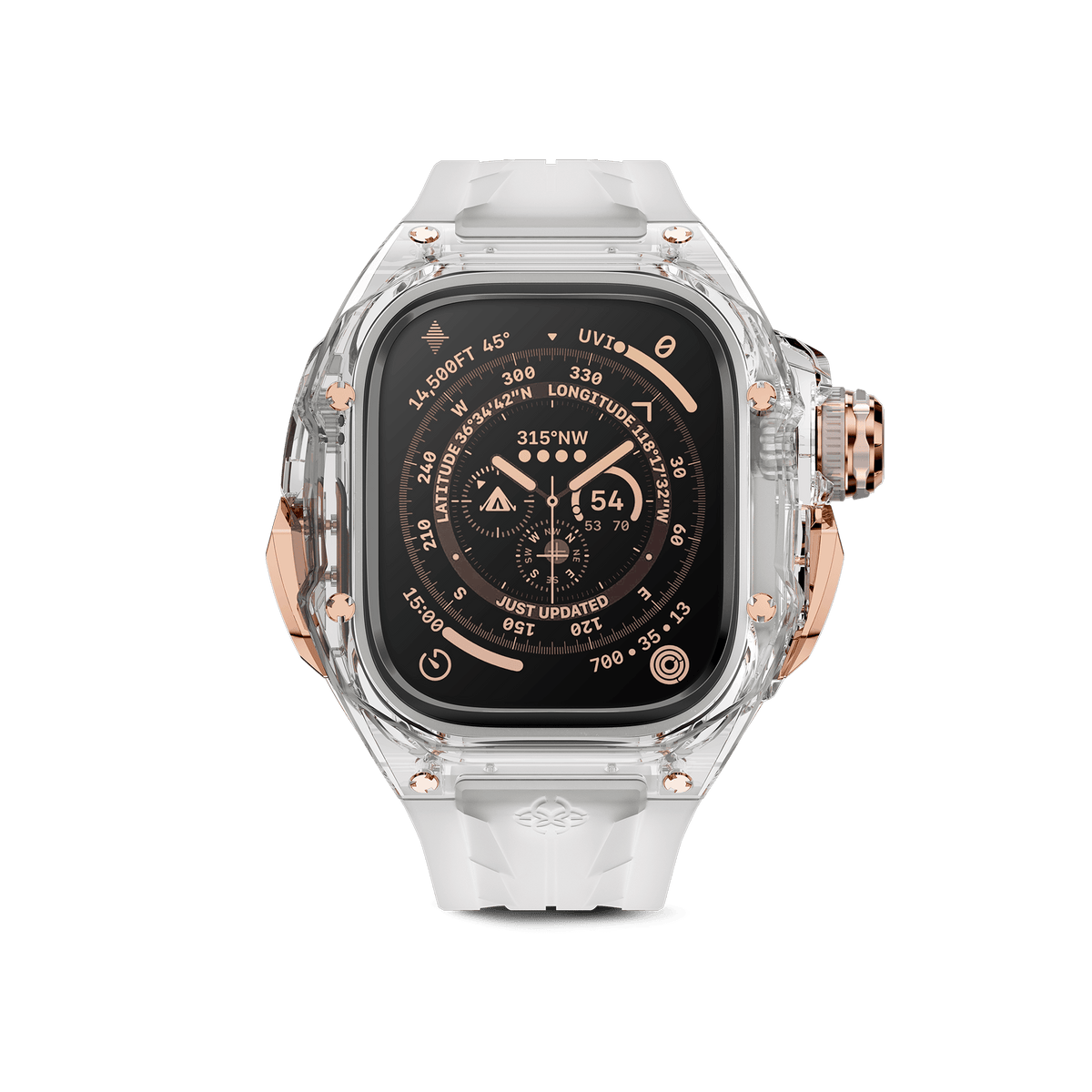 Apple Watch Ultra case with transparent crystal design turns your  smartwatch into a stunning jewel - Yanko Design