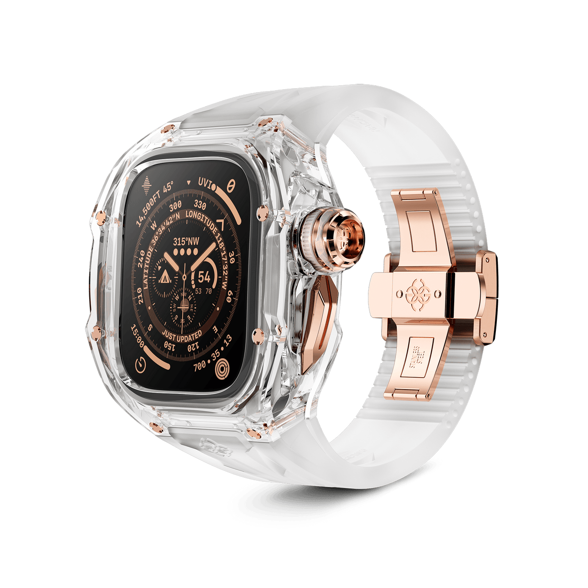 Iphone watch 4 rose top gold