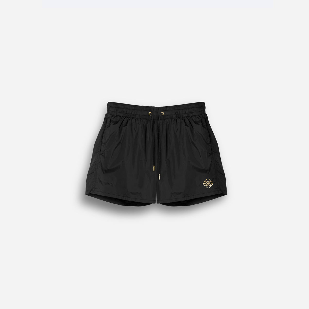 【CPGN STUDIO】CpgN Embroidered Sweat Short Pants Swimpants-1-GLD-