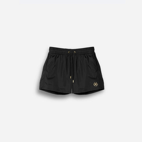 Swim Shorts - Gold Embroidery