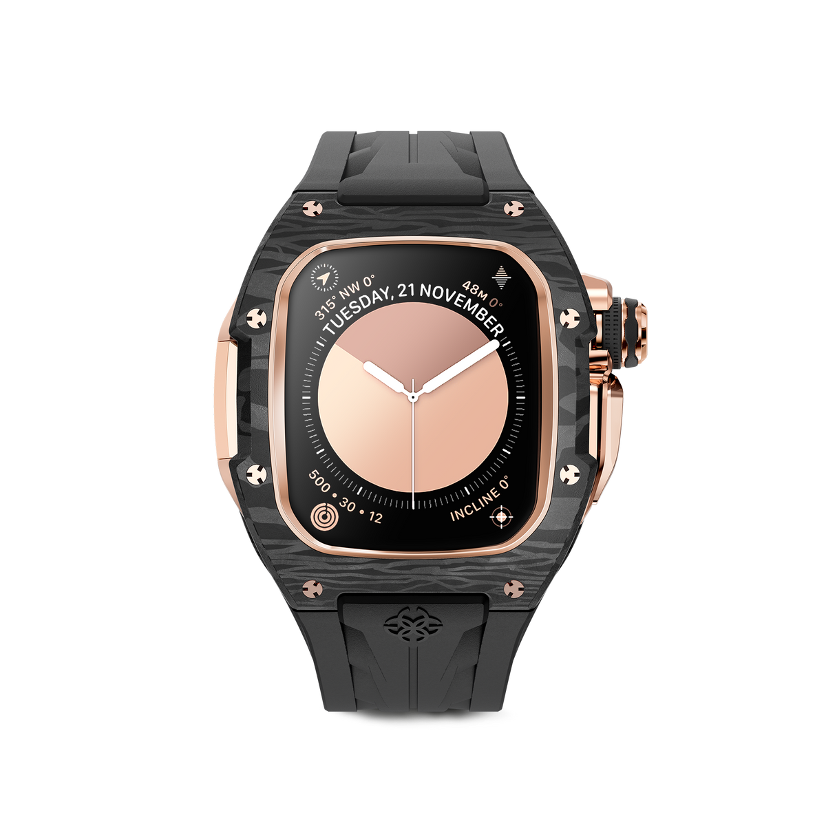 Applewatch Case SUS R2 RoseBlack 44.45時計 Applewatch Case SUS R2 RoseBlack 44.45時計 - メルカリ