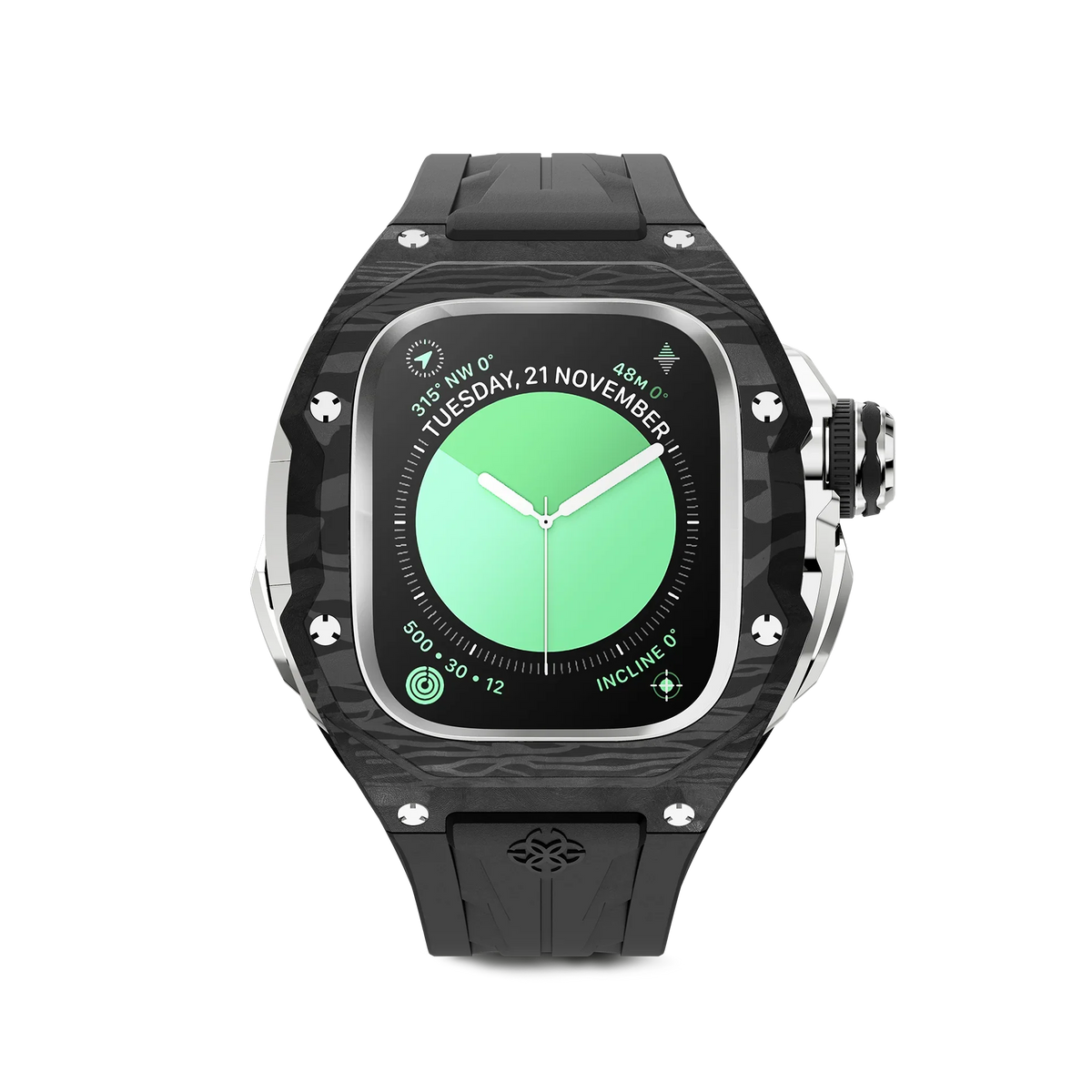 べ*リ様 Y GOLDEN CONCEPT RSC49 CARBON Apple Watch Case Ultra 1 & 2 Racing Sport Carbon - Silver – GOLDEN